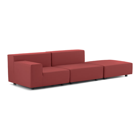 Plastics Tech Two Seater Sofa + Ottoman