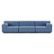 Plastics Tech Three-Seater Sofa  option Powder Blue