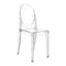 Victoria Ghost Chair (Set of 2)  option Crystal