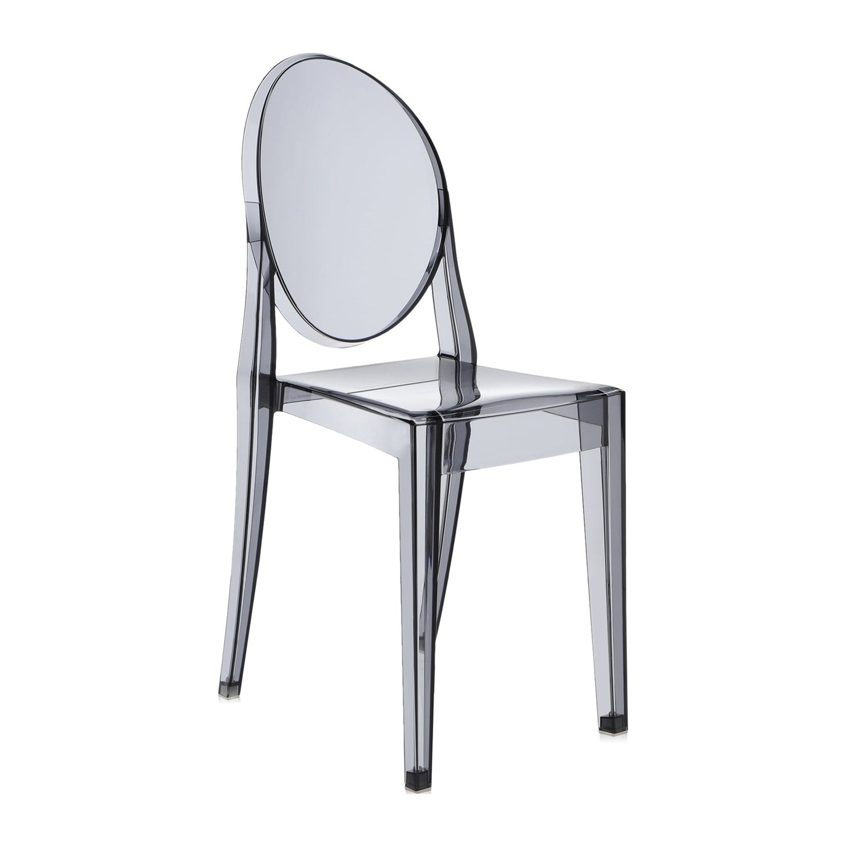 Kartell Victoria Ghost Chair Glossy White | 2 Chairs