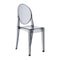 Victoria Ghost Chair (Set of 2)  option Smoke Grey