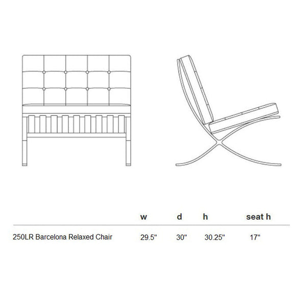 Barcelona Relaxed Chair