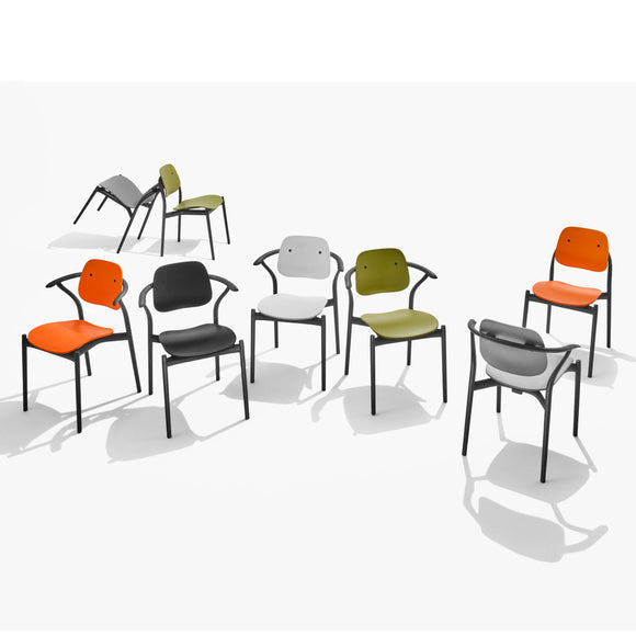 Iquo Stacking Armless Chair