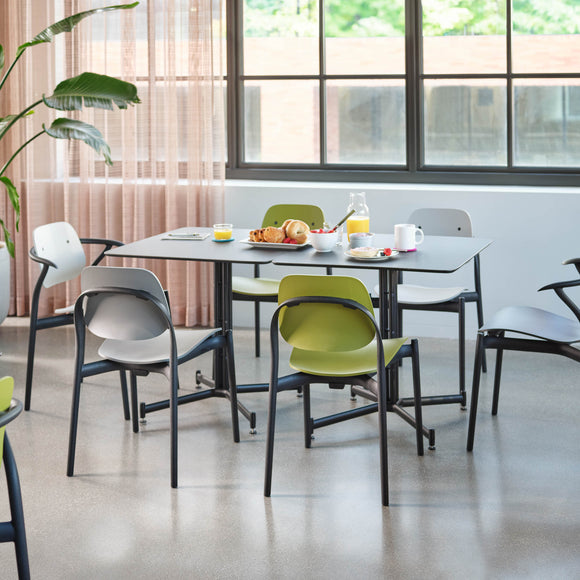 Iquo Stacking Armless Chair