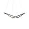 Z-Bar Bird Pendant Light  option Matte Black