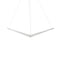 Z-Bar Bird Pendant Light  option Silver