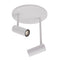 Downey Double Semi-Flush Mount  option White