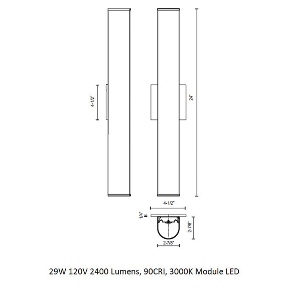 Longitude Bathroom Vanity Light