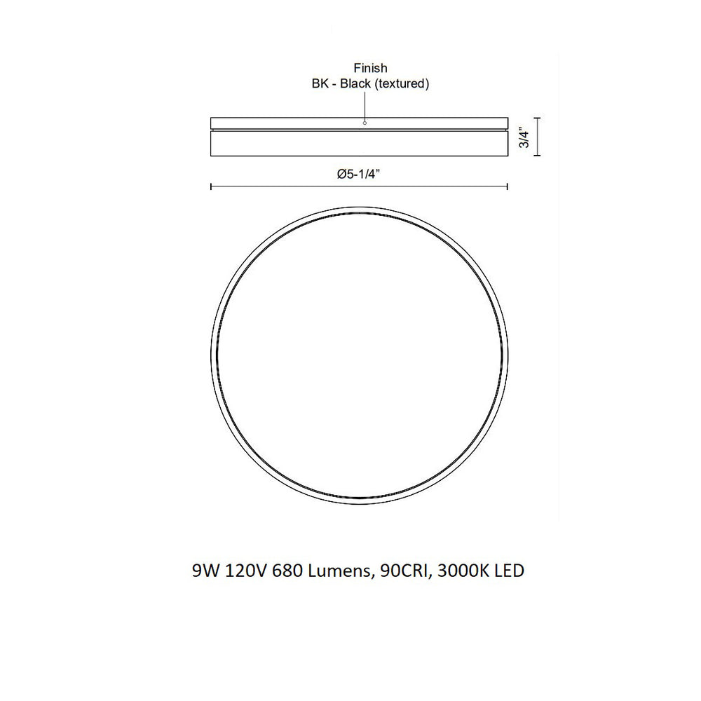 Novel Flush Mount