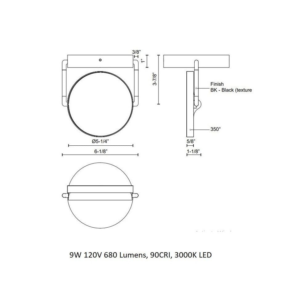 Novel Semi-Flush Mount