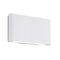 Slate Outdoor Wall Sconce  option White / Large: 9.9 in width