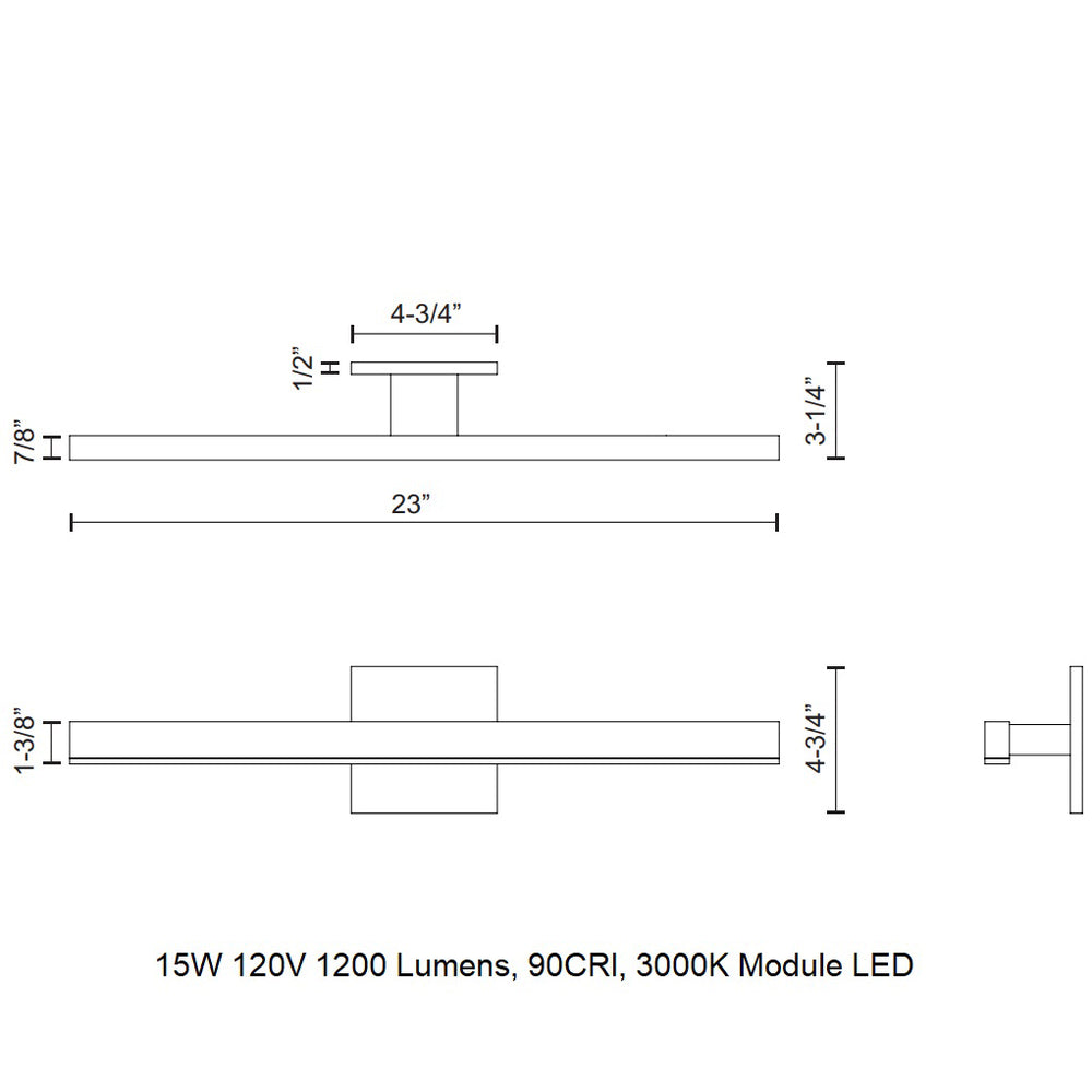 Vega Bathroom Vanity Light