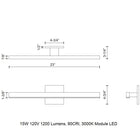 Vega Bathroom Vanity Light