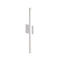 Vega Wall Sconce  option Brushed Nickel / Small: 24 in height