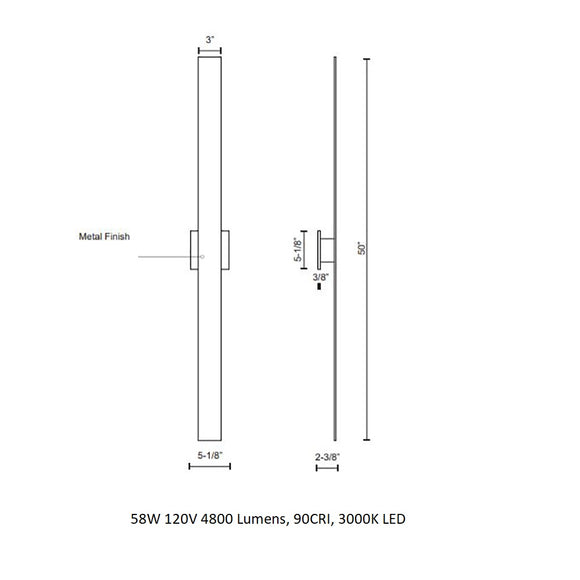 Vesta led wall sconce new arrivals