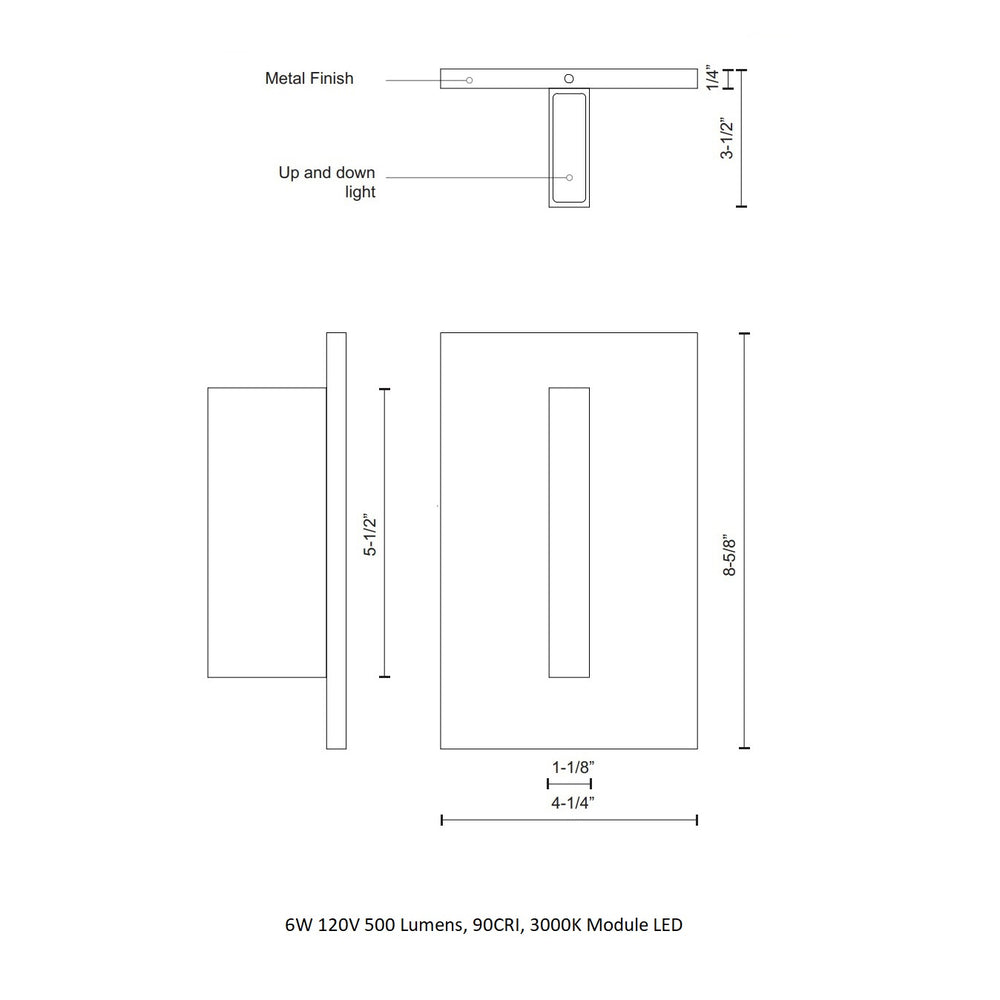 Vista Outdoor Wall Sconce