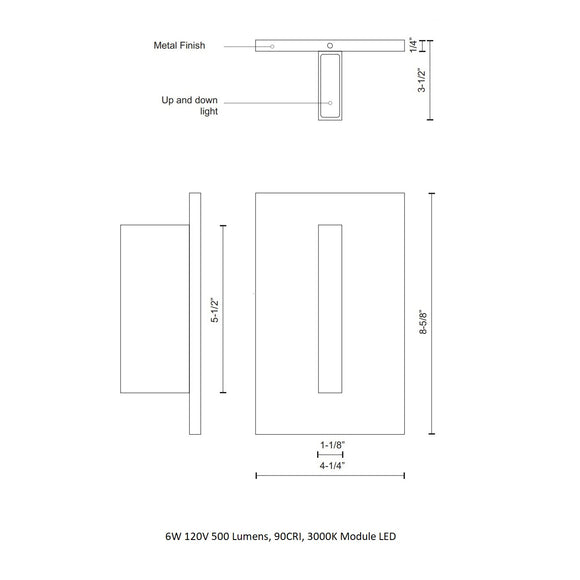 Vista Outdoor Wall Sconce