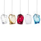 Crystal Rock 5-Light Cluster Pendant Light  option 1 Of Each Color