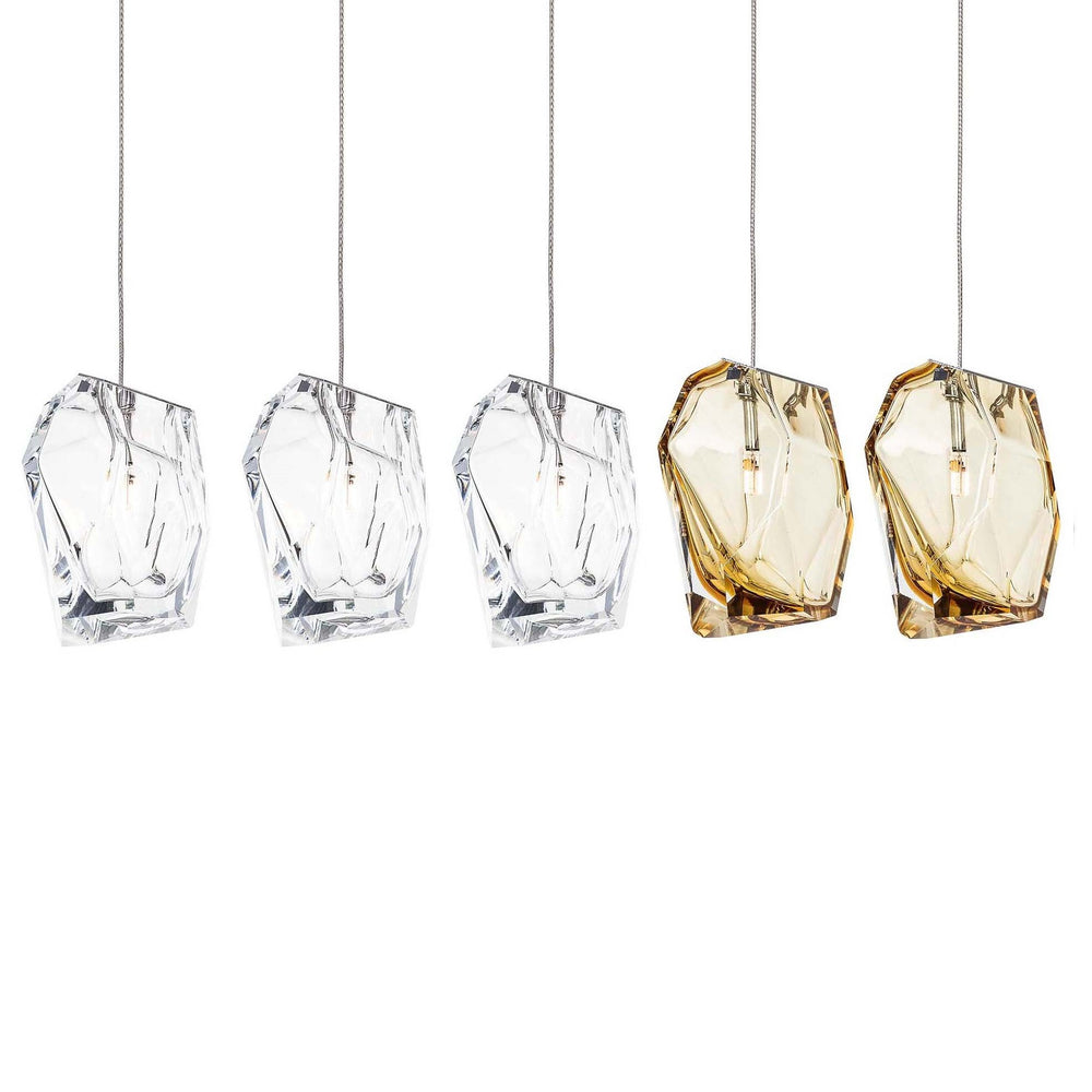 Crystal Rock 5-Light Cluster Pendant Light
