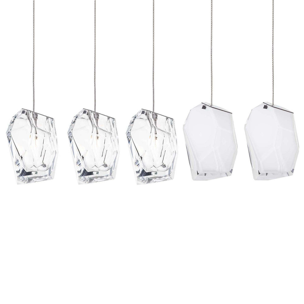 Crystal Rock 5-Light Cluster Pendant Light