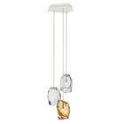 Crystal Rock 3-Light Cluster Pendant Light