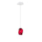 Crystal Rock Single Pendant Light  option Red