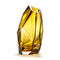 Crystal Rock Vase  option Light Amber
