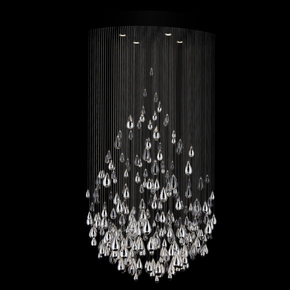 Droplets Sculpture Semi Flush Mount