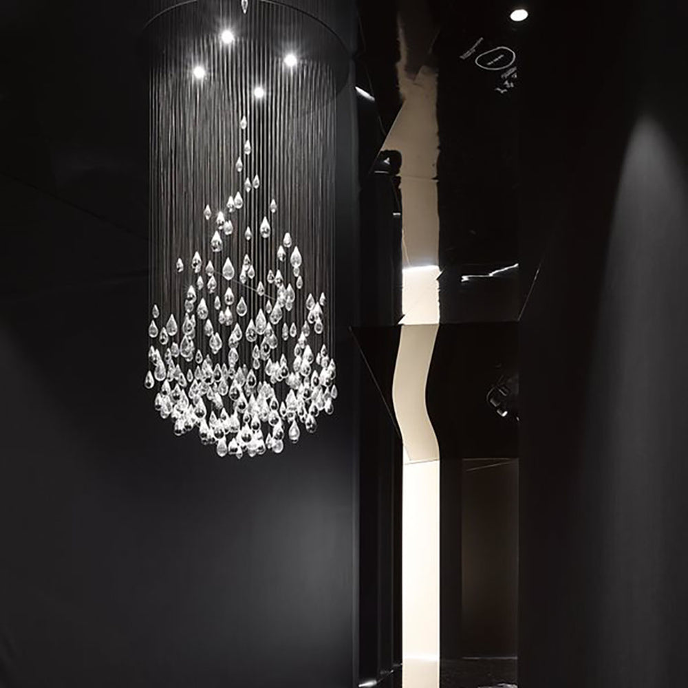 Droplets Sculpture Semi Flush Mount
