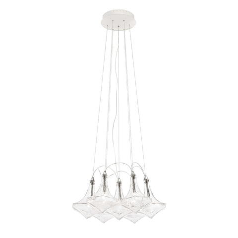 Facet Sculpture Cluster Pendant Light