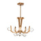 Fungo Sculpture Chandelier  option Walnut
