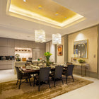 Plisse Sculpture Chandelier
