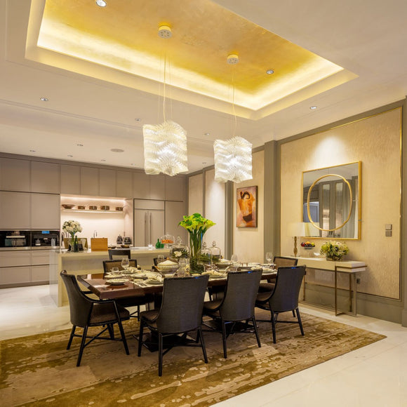 Plisse Sculpture Chandelier