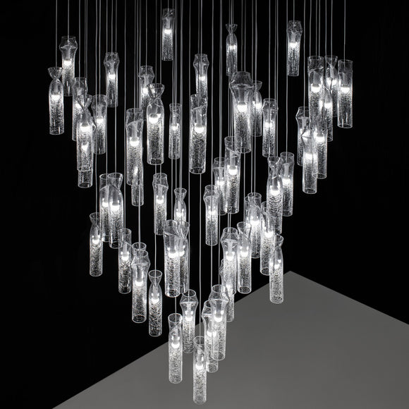 Press Iced Pendant Light