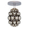 Uovo Sculpture Chandelier  option Perla Nera