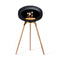 Dome Ground High Fireplace  option Black