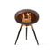 Dome Ground Low Fireplace  option Mocca