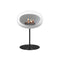 Dome Ground Steel Fireplace  option White
