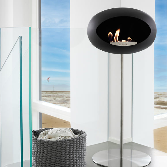 Dome Ground Steel Fireplace