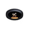 Dome Wall Fireplace  option Black / Rose Gold