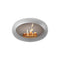 Dome Wall Fireplace  option Nickel / Rose Gold