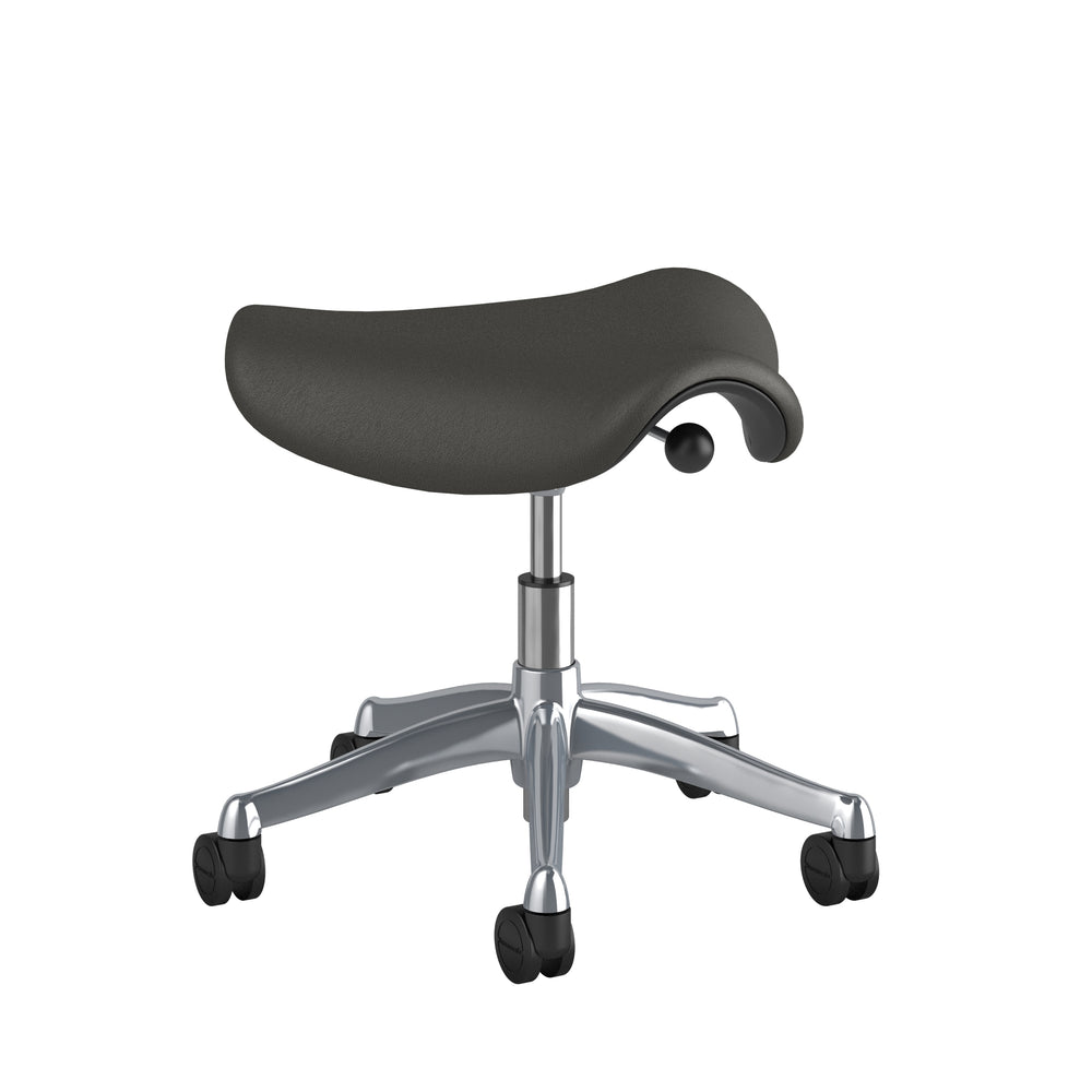 Freedom Saddle Leather Task Stool