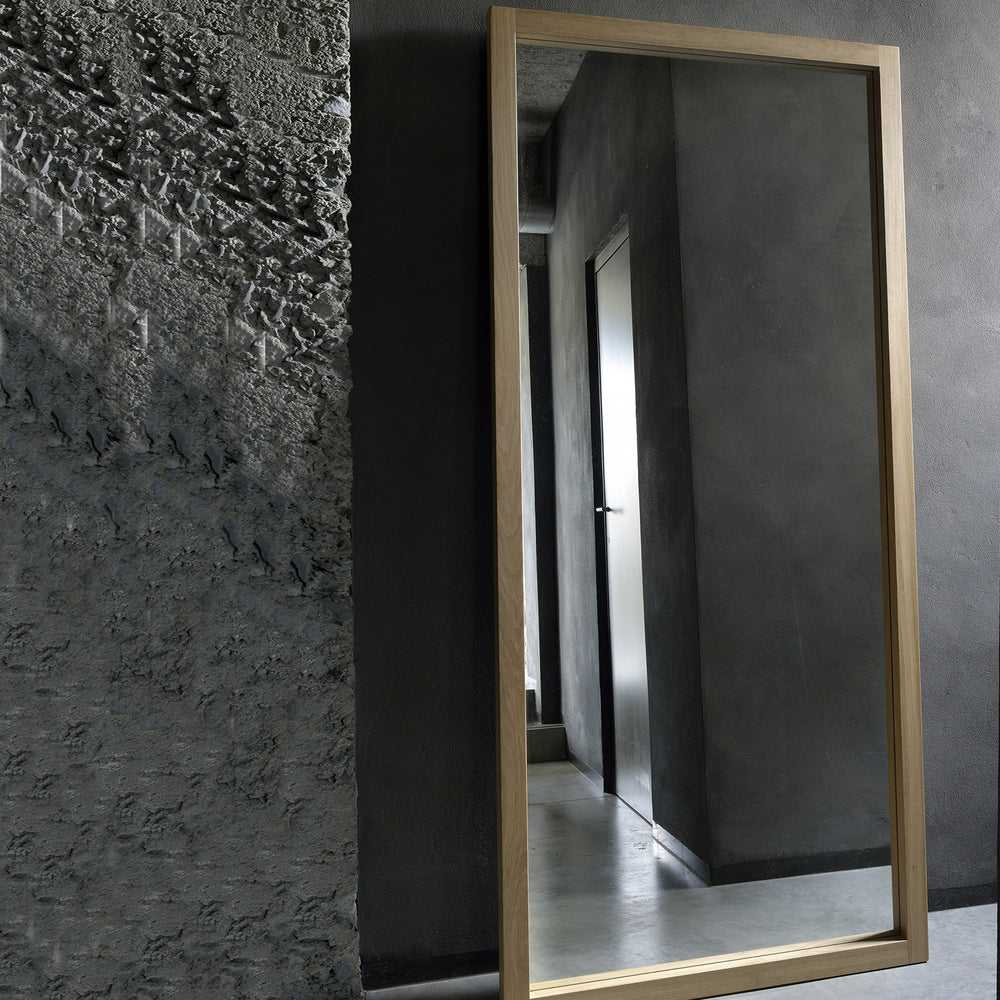 Light Frame Floor Mirror