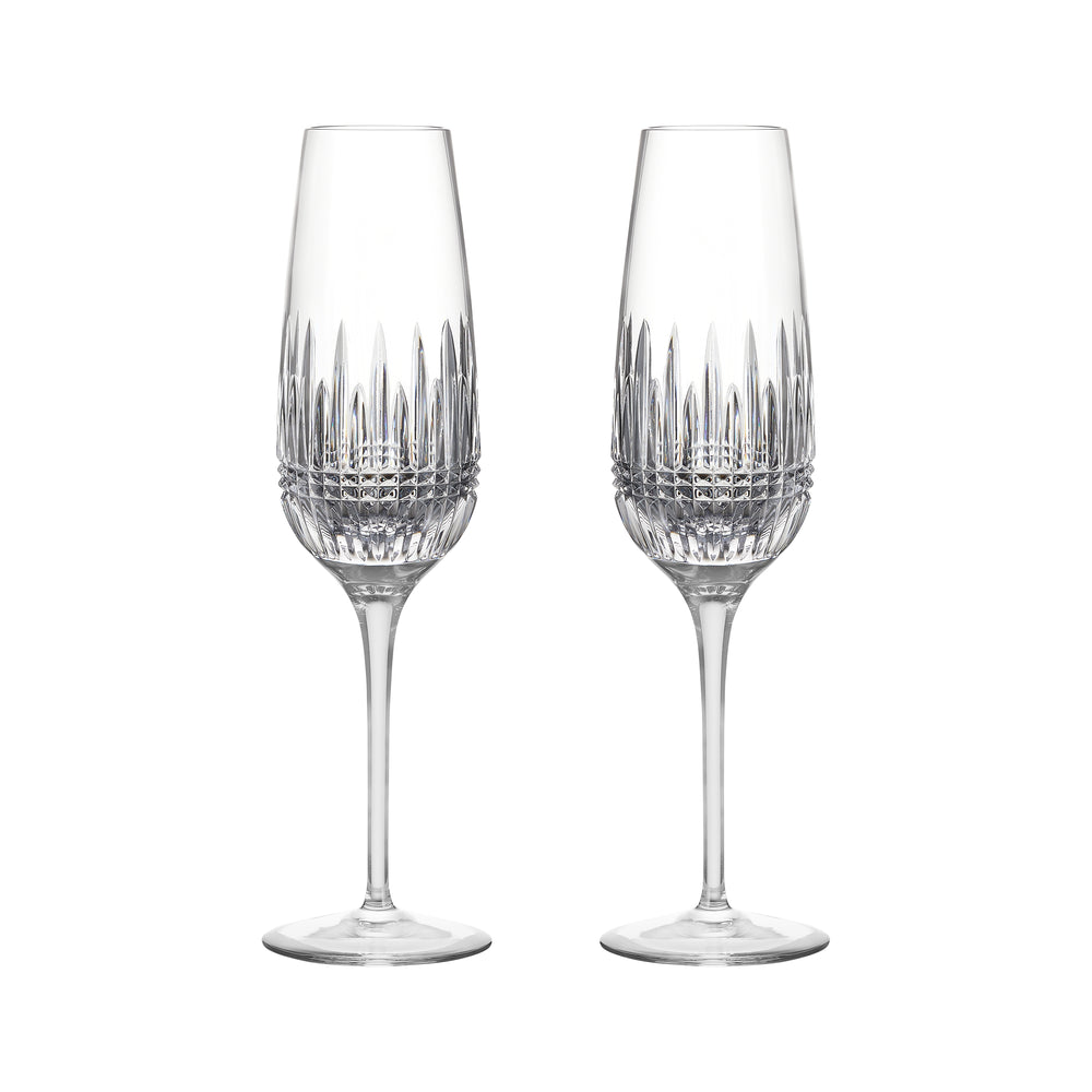 Lismore Diamond Essence Flute Glass (Set of 2)