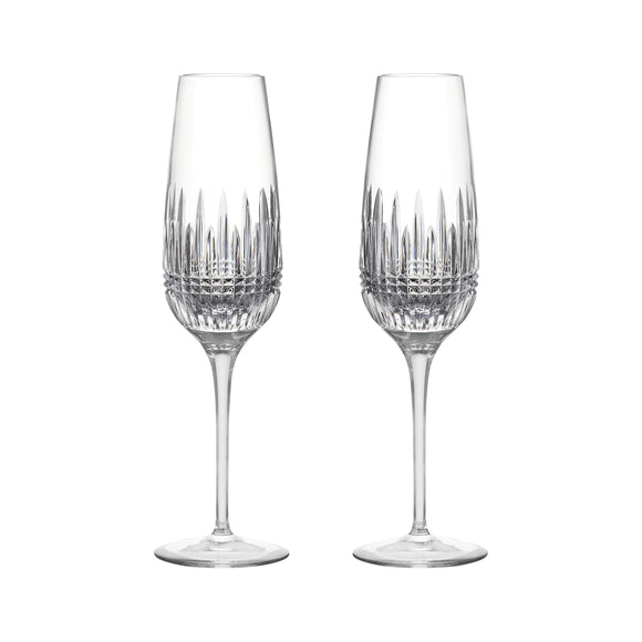 Lismore Diamond Essence Flute Glass (Set of 2)