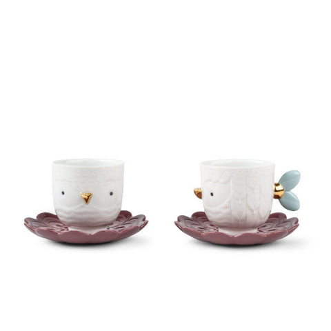 Kawki Cups and Saucers (Set of 2)