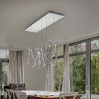 A-Tube Nano Duo 14-Light Rectangular Pendant Light