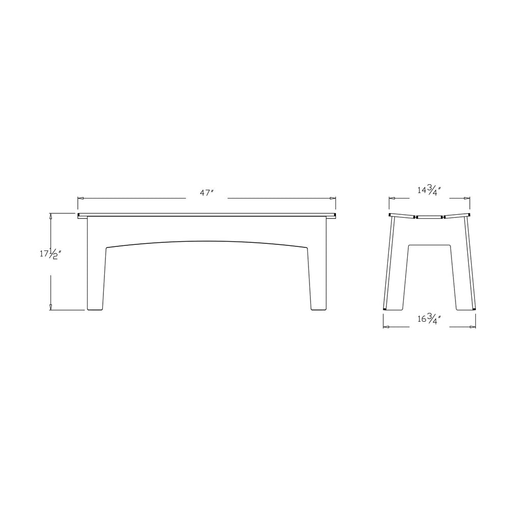 Alfresco Outdoor Bench