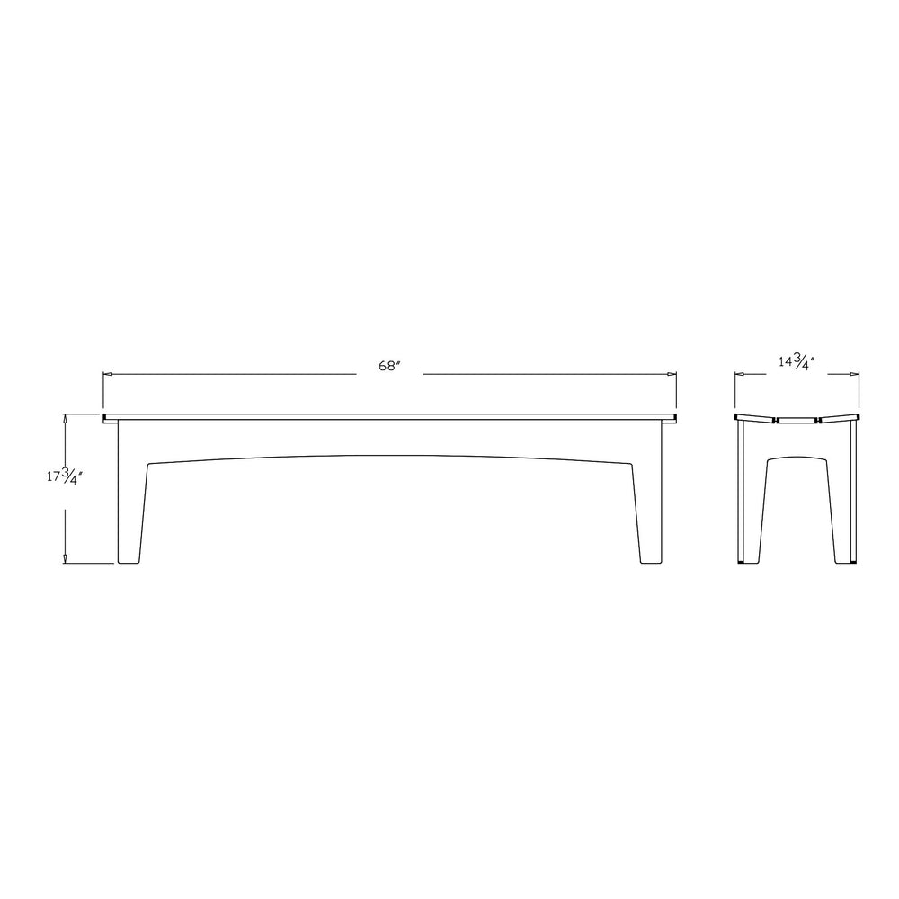 Alfresco Outdoor Bench