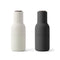 Bottle Grinders (Set of 2)  option Ash and Carbon (Silicone) / Walnut